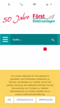 Mobile Screenshot of foerst-elektro.de